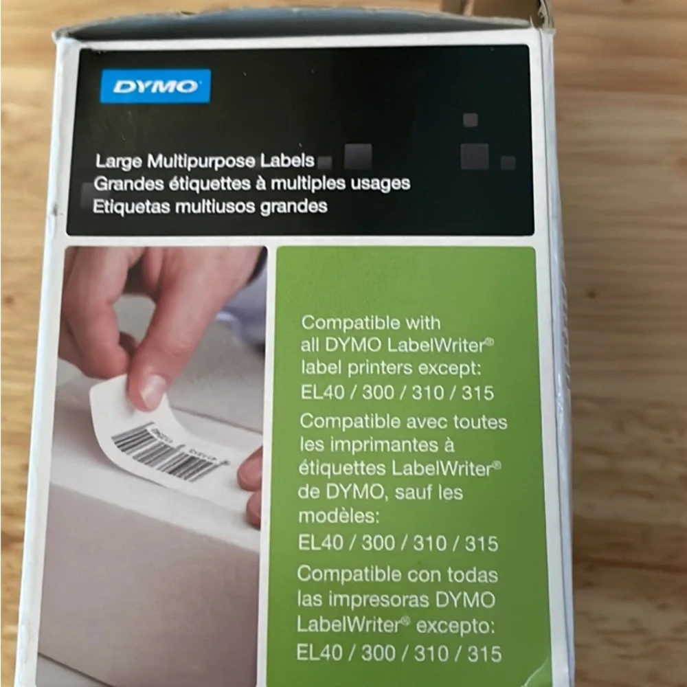 Dymo Large Multipurpose Labels 30324 New
